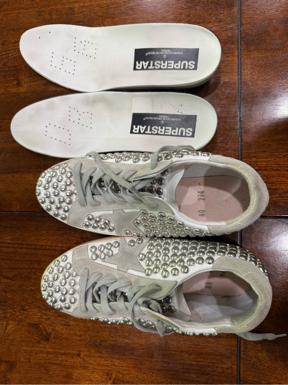 Golden Goose Studded super star 40 - Picture 5 of 6